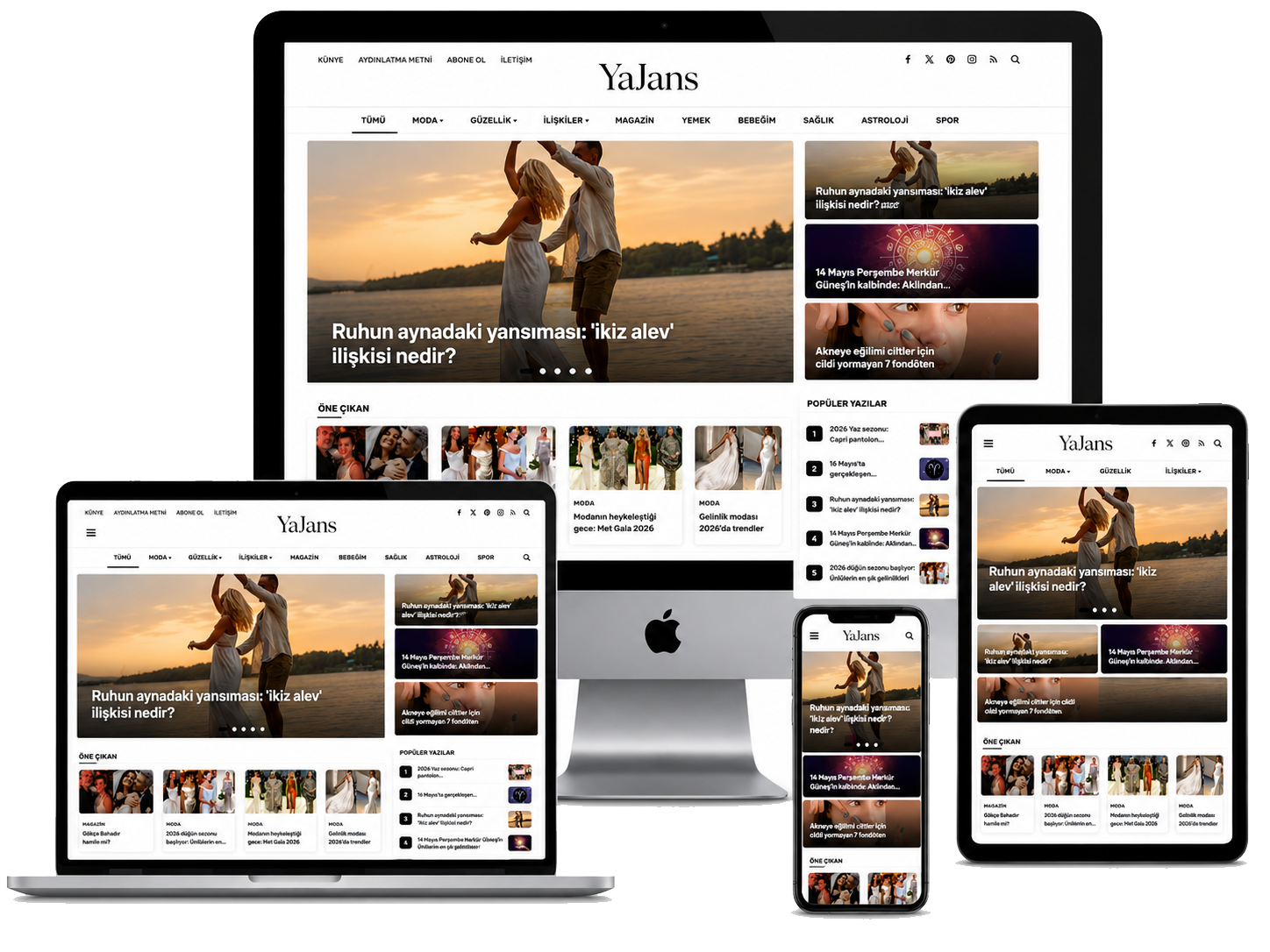 Kadın Blog Magazin Yazılımı